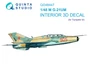 QD48447  декали  3D Декаль интерьера кабины M&G-21УМ (Trump)  (1:48) 2000002169505