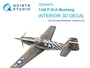 QD48473  декали  3D Декаль интерьера кабины P-51A (Accurate Miniatures/Academy)  (1:48) 2000002183433