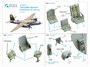 QD48494  декали  3D Декаль интерьера кабины B-26B/C Marauder (ICM)  (1:48) 2000002174141