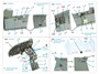 QD48494  декали  3D Декаль интерьера кабины B-26B/C Marauder (ICM)  (1:48) 2000002174141