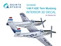 QD48496  декали  3D Декаль интерьера кабины F-82E Twin Mustang (Modelsvit)  (1:48) 2000002174158