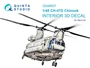QD48507  декали  3D Декаль интерьера кабины CH-47D (Italeri)  (1:48) 2000002174226