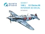QD48517  декали  3D Декаль интерьера кабины L@GG-3 66 серии (Звезда)  (1:48) 2000002183556