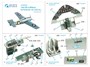 QD48538  декали  3D Декаль интерьера кабины F4F-4 Wildcat (Academy)  (1:48) 2000002183693
