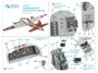 QD48561  декали  3D Декаль интерьера кабины Boeing B-17G (HK models)  (1:48) 2000002183785