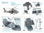 QD48571  декали  3D Декаль интерьера кабины AH-64A (Hasegawa)  (1:48) 2000002191339