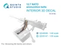 QD48588  декали  Патронные ленты калибра 12.7 NATO (для любых моделей)  (1:48) 2000002191421