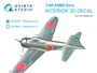 QD48624  декали  3D Декаль интерьера для A6M5 Zero (Fine Molds)  (1:48) 2000002209010