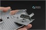 QD48636  декали  3D Декаль интерьера для B-24D/B-24J отсек пилотов (HobbyBoss)  (1:48) 2000002209041