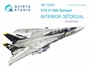 QD72025  декали  3D Декаль интерьера кабины F-14A (GWH)  (1:72) 2000000223032