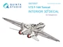 QD72027  декали  3D Декаль интерьера кабины F-14A (Hasegawa)  (1:72) 4580702136857