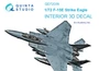 QD72039  декали  3D Декаль интерьера F-15E (Academy)  (1:72) 2000002052623