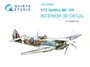 QD72043  декали  3D Декаль интерьера кабины Spitfire Mk. VIII (Eduard) (1:72) 2000002115953
