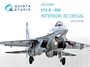 QD72060  декали  3D Декаль интерьера кабины С-35С (GWH)  (1:72) 2000002123958