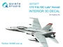 QD72077  декали  3D Декаль интерьера кабины F/A-18C late (Academy)  (1:72) 2000002190479