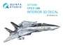 QD72085  декали  3D Декаль интерьера кабины F-14B (Academy)  (1:72) 2000002150664