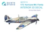 QD72113  декали  3D Декаль интерьера кабины для семейства Hurricane Mk.I (Arma Hobby)  (1:72) 2000002158622