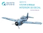 QD72115  декали  3D Декаль интерьера кабины F4F-4 Wildcat (Arma Hobby)  (1:72) 2000002169109