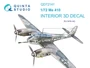 QD72141  декали  3D Декаль интерьера кабины Me 410 (Airfix)  (1:72) 2000002208402