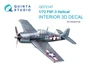 QD72147  декали  3D Декаль интерьера кабины F6F-3 Hellcat (Eduard)  (1:72) 2000002170167