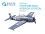 QD72148  декали  3D Декаль интерьера кабины F6F-5 Hellcat (Eduard)  (1:72) 2000002170174