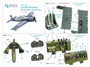 QD72148  декали  3D Декаль интерьера кабины F6F-5 Hellcat (Eduard)  (1:72) 2000002170174