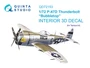 QD72153  декали  3D Декаль интерьера кабины P-47D Thunderbolt Bubbletop (Tamiya)  (1:72) 2000002169789