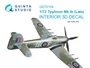 QD72154  декали  3D Декаль интерьера кабины Typhoon Mk.IB late (Airfix)  (1:72) 2000002170198