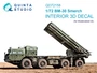 QD72158  декали  3D Декаль интерьера кабины БМ-30 Смерч (Modelcollect)  (1:72) 2000002183259