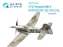 QD72164  декали  3D Декаль интерьера кабины Tempest Mk.V (Airfix)  (1:72) 2000002170211