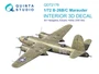 QD72176  декали  3D Декаль интерьера для B-26B Marauder (Hesegawa/Eduard/Hobby2000)  (1:72) 2000002183310