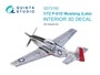 QD72182  декали  3D Декаль интерьера для P-51D Mustang Late (Eduard)  (1:72) 2000002183341