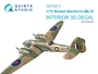QD72211  декали  3D Декаль интерьера кабины Bristol Blenheim Mk.IV (Airfix)  (1:72) 2000002191193