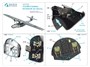 QD72225  декали  3D Декаль интерьера кабины PBY-5 Catalina (Academy)  (1:72) 2000002201625