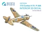 QD72234  декали  3D Декаль интерьера кабины Curtiss H-75 Hawk/P-36A (Arma Hobby)  (1:72) 2000002208525