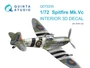 QD72235  декали  3D Декаль интерьера кабины Spitfire Mk.Vc (Airfix)  (1:72) 2000002208532