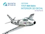 QD72246  декали  3D Декаль интерьера кабины F-86A (ClearProp)  (1:72) 2000002208556