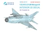 QDS-32121  декали  3D Декаль интерьера кабины M&G-21УМ (Trumpeter) (Малая версия)  (1:32) 2000002092186