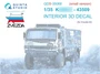 QDS-35068  декали  3D Декаль интерьера кабины КМЗ-43509 (Звезда) (малая версия)  (1:35) 2000002092230