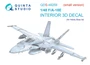 QDS-48259  декали  3D Декаль интерьера кабины F/A-18E (HobbyBoss) (малая версия)  (1:48) 2000002053033