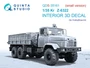 QDS35161  декали  3D Декаль интерьера кабины КрЗ-6322 (HobbyBoss) (малая версия)  (1:35) 2000002207825