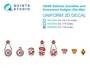 QM35005  декали  Знаки комсомола и оборонных обществ СССР 30-40 годов  (1:35) 2000002191544