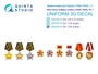 QM35010  декали  Ордена Красной Армии (1942-1945) ч.1  (1:35) 2000002191575