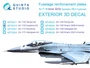 QP32015  декали  Усиливающие накладки для F-16 block 30/32 (Academy)  (1:32) 2000002158769