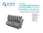QP32022  декали  Электропроводка двигателя DAIMLER-MERCEDES D.III, для Roland C.II, Albatros  (1:32) 2000002191483
