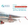 QP48006  декали  3D Декаль Вымпелы "Remove Before Flight", стандартный размер 24"  (1:48) 2000002044536