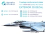 QP48022  декали  3D Декаль Усиливающие накладки F-16 block 30/32 (Tamiya)  (1:48) 2000002137887