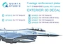 QP48023  декали  3D Декаль Усиливающие накладки F-16 block 40/42 (Tamiya)  (1:48) 2000002137894