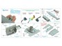 QP48032  декали  3D Декаль внешние элементы OV-10A/D Bronco (ICM)  (1:48) 2000002170457