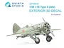 QP48041  декали  Внешние элементы для И-16 тип 5 (поздний) (Звезда)  (1:48) 2000002184034